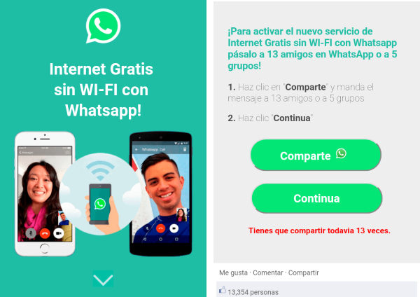 estafa whatsapp