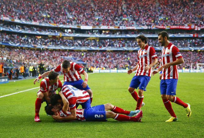 Champions gol Atletico final Lisboa