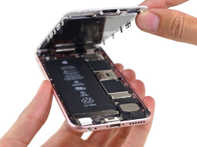 Interior del iPhone 6S
