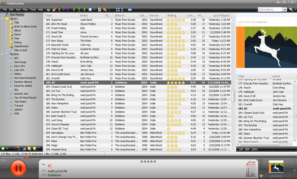 pantalla mediamonkey