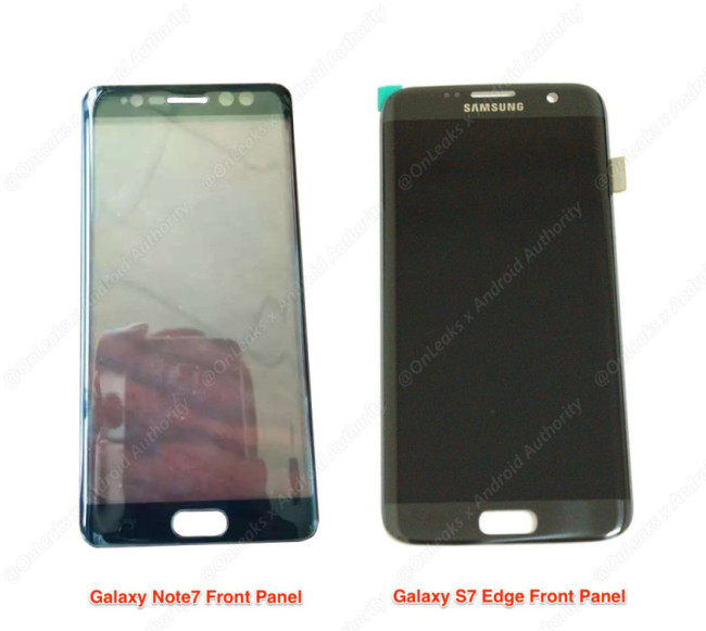 Samsung Galaxy Note 7 vs Samsung Galaxy S7 Edge