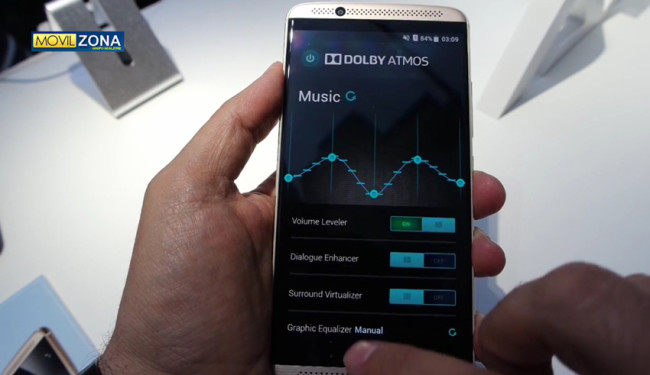 Configurai&oacute;n del sonido Dolby Atmos en el ZTE Axon 7
