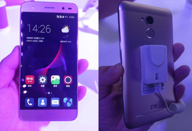 ZTE Blade A2 frontal y trasera