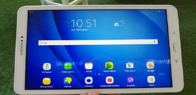 galaxy tab a blanca