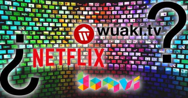 logos de yomvi netflix y wuaki