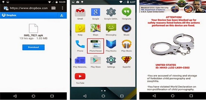 ramsonware android aviso