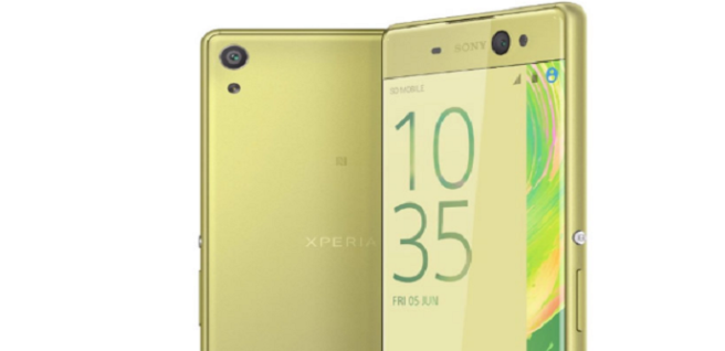 sony xperia xa dorado