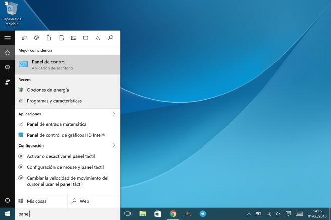 galaxy tabpro s panel de control