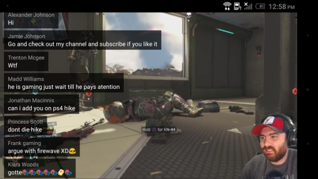 Nuevo modo apaisado en YouTube Gaming