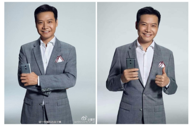 ceo de xiaomi con xiaomi redmi pro