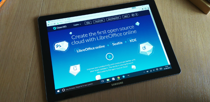 Galaxy TabPro S libre office