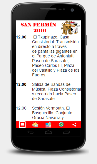 interfaz del callejero