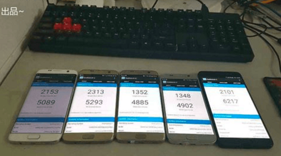 Samsung Galaxy note 7 benchmark