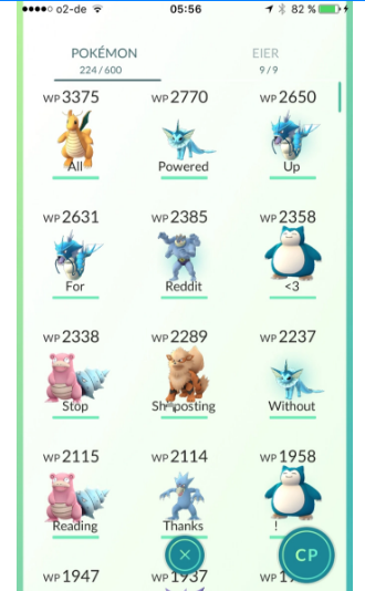 pokemon maximo nivel