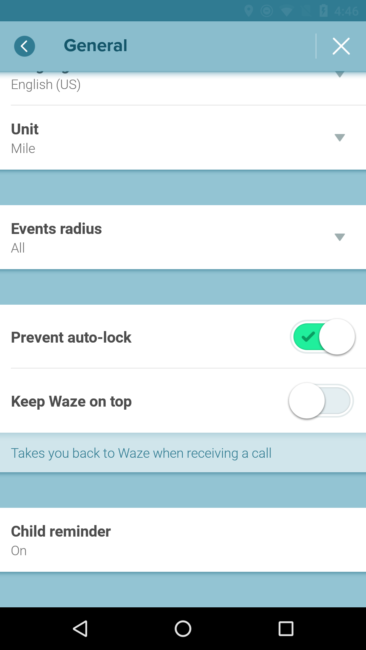 Waze recordatorio hijos
