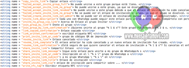 WhatsApp cadenas invitaciones
