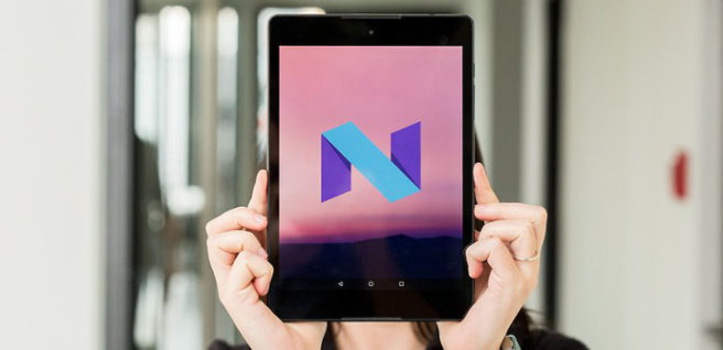Android 7 en tablet Nexus 9