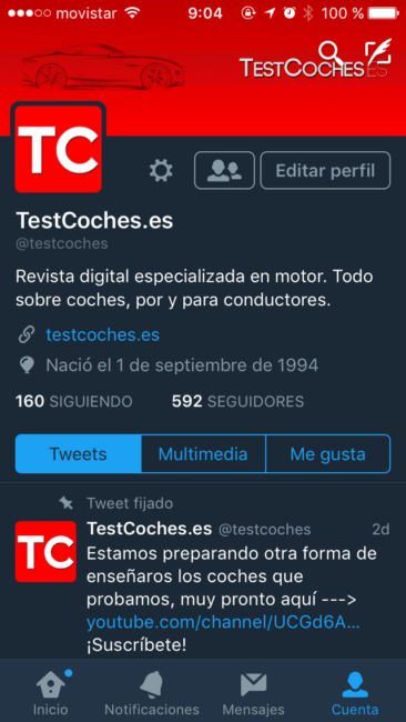 Modo nocturno en iOS