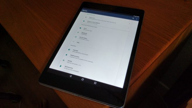 HTC Nexus 9 ajustes generales android Nougat