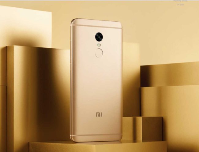 Xiaomi Redmi Note 4 dorado