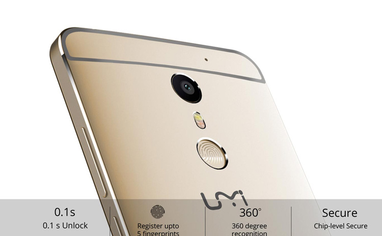 Sensor de huellas del UMi MAX