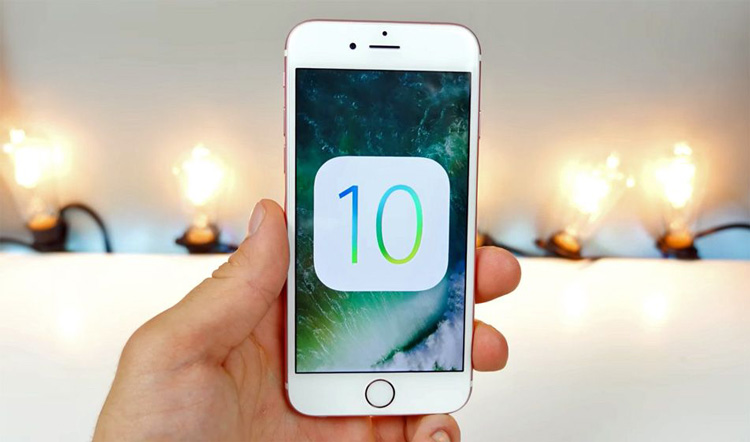 iPhone 6s con iOS 10