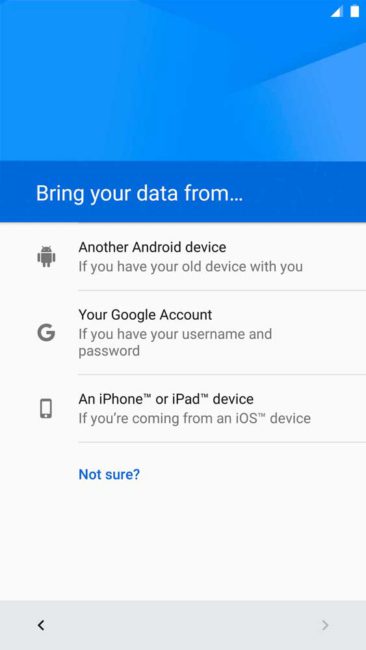 Android 7.0 Nougat importacion desde ios