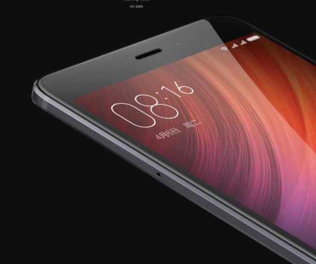 Xiaomi Redmi Note 4 frontal
