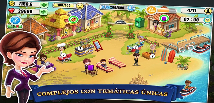 resort tycoon pantalla