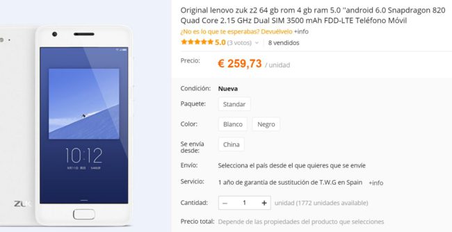 zuk z2 snapdragon 820