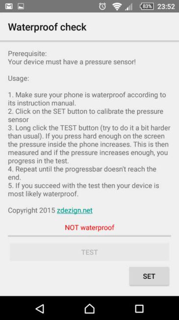 m&oacute;vil resistente al agua