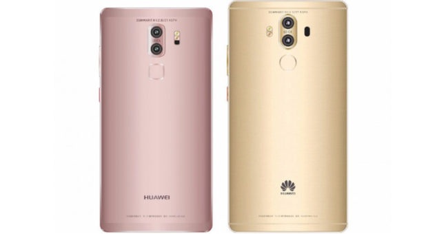 Dise&ntilde;o de la parte trasera del Huawei Mate 9