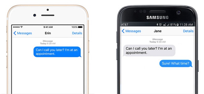 App de iMessage para Android
