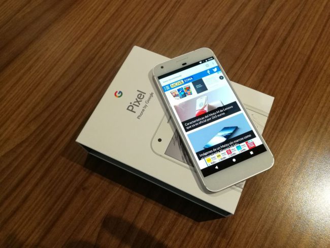 Caja del Google Pixel XL