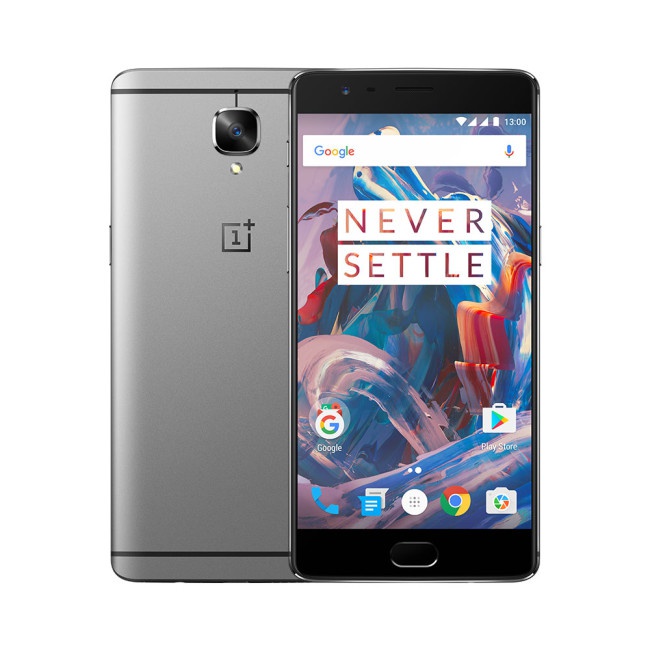 OnePlus 3 vista delantera y trasera