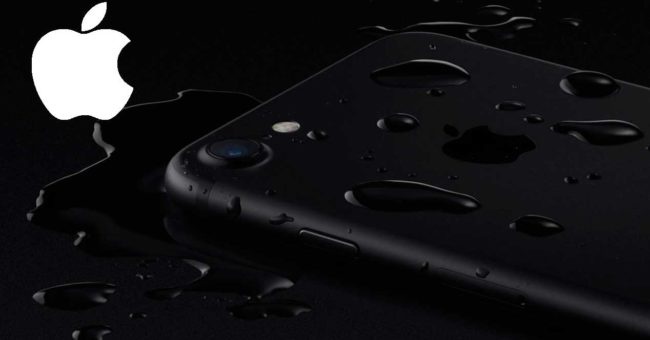 iPhone 7 con logotipo de Apple