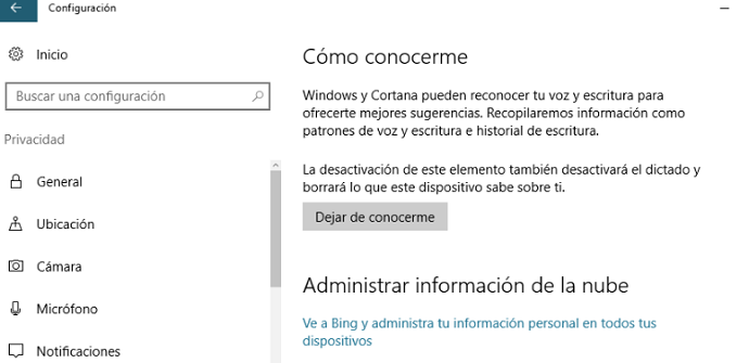 windows 10 privacidad