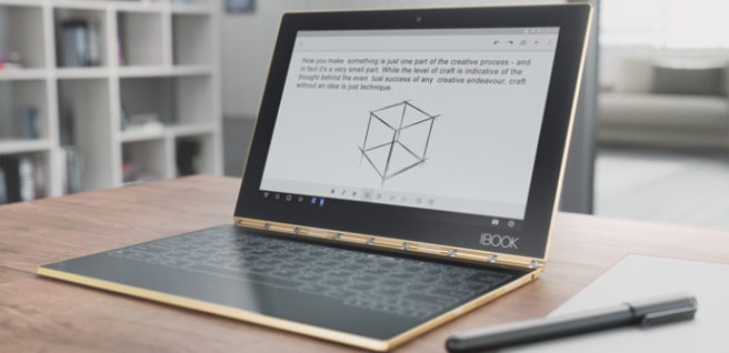 Yoga Book teclado holo real pen