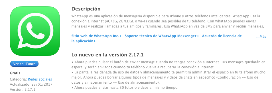 whatsapp ios