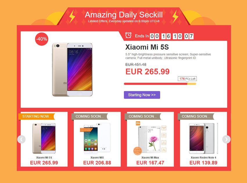 Promoci&oacute;n con grandes descuentos en smartphones Xiaomi