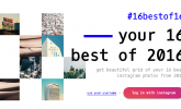 C&oacute;mo crear una imagen con tus mejores fotograf&iacute;as de Instagram de 2016