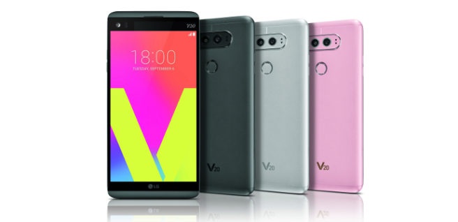 LG V20 colores